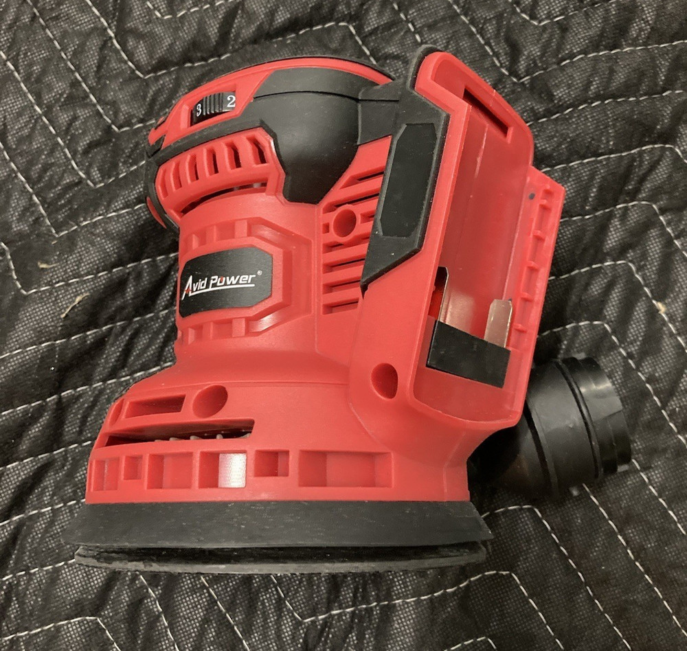 AVID POWER 20V Cordless Orbital Sander 5 Inch(MISSING BATTERY)