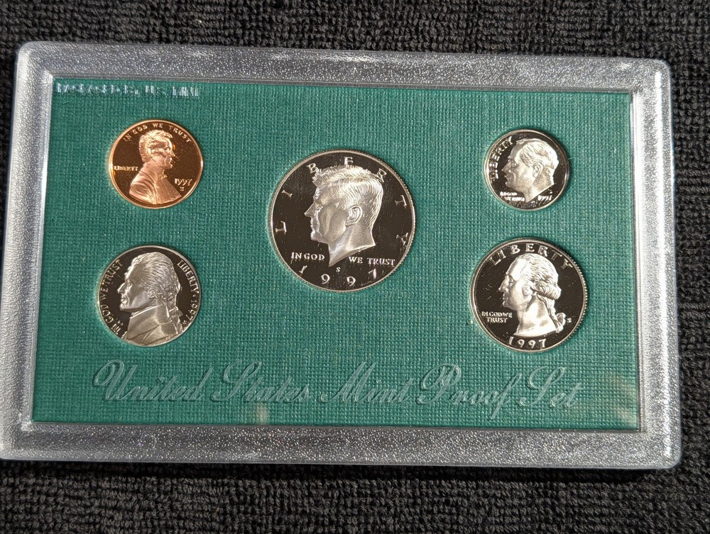 1997 US Proof set OGP COA