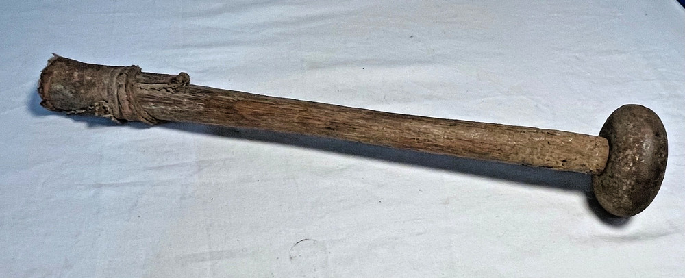 Antique Atha Tool Co Macadamizing Road Tamper Hammer