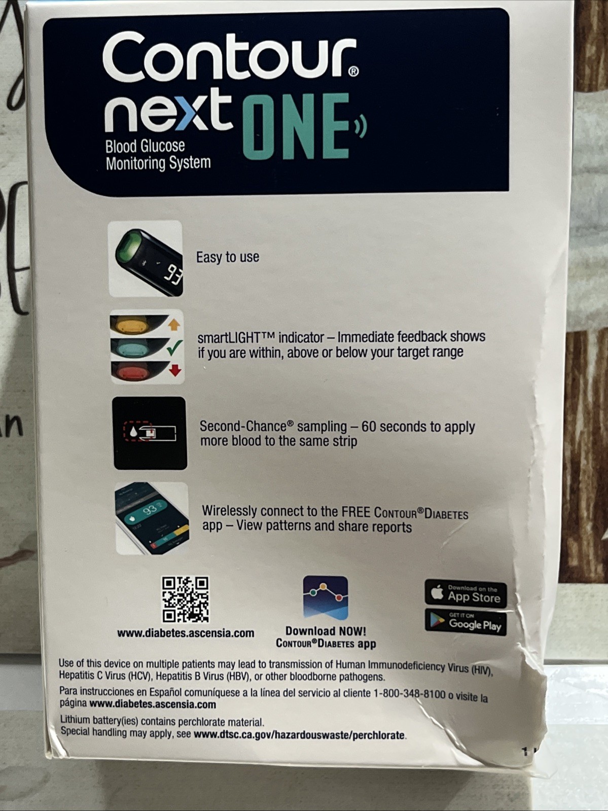 Contour Next One Blood Glucose Monitoring System Exp 04/2030