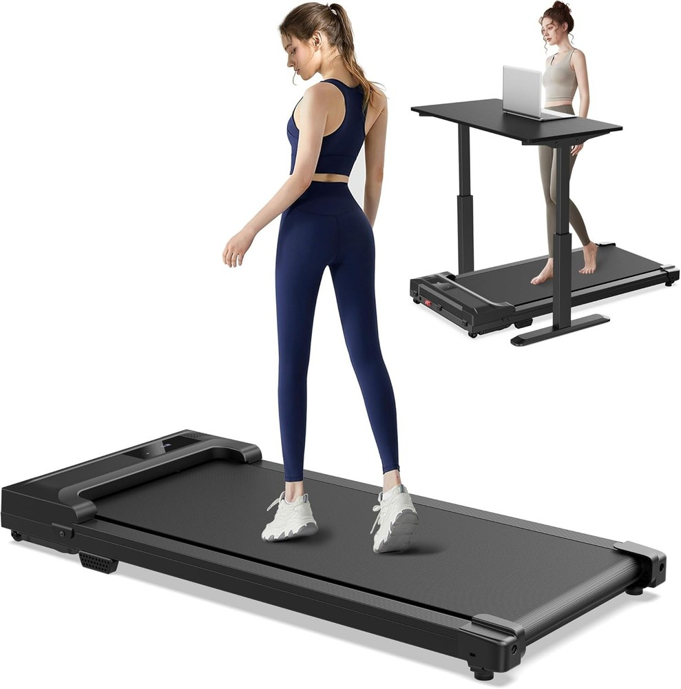 Compact Walking Pad Treadmill with Remote - Adjustable Speed & Portable Design