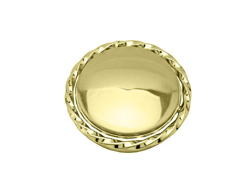 Single Twisted Bolt Cover Gold.