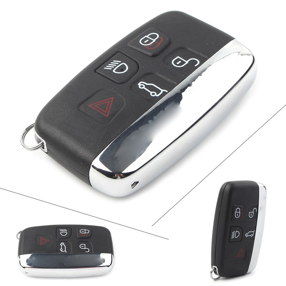 Replacement Remote Key Shell, 5 Button, for Land Rover LR2 LR4 Range Rover