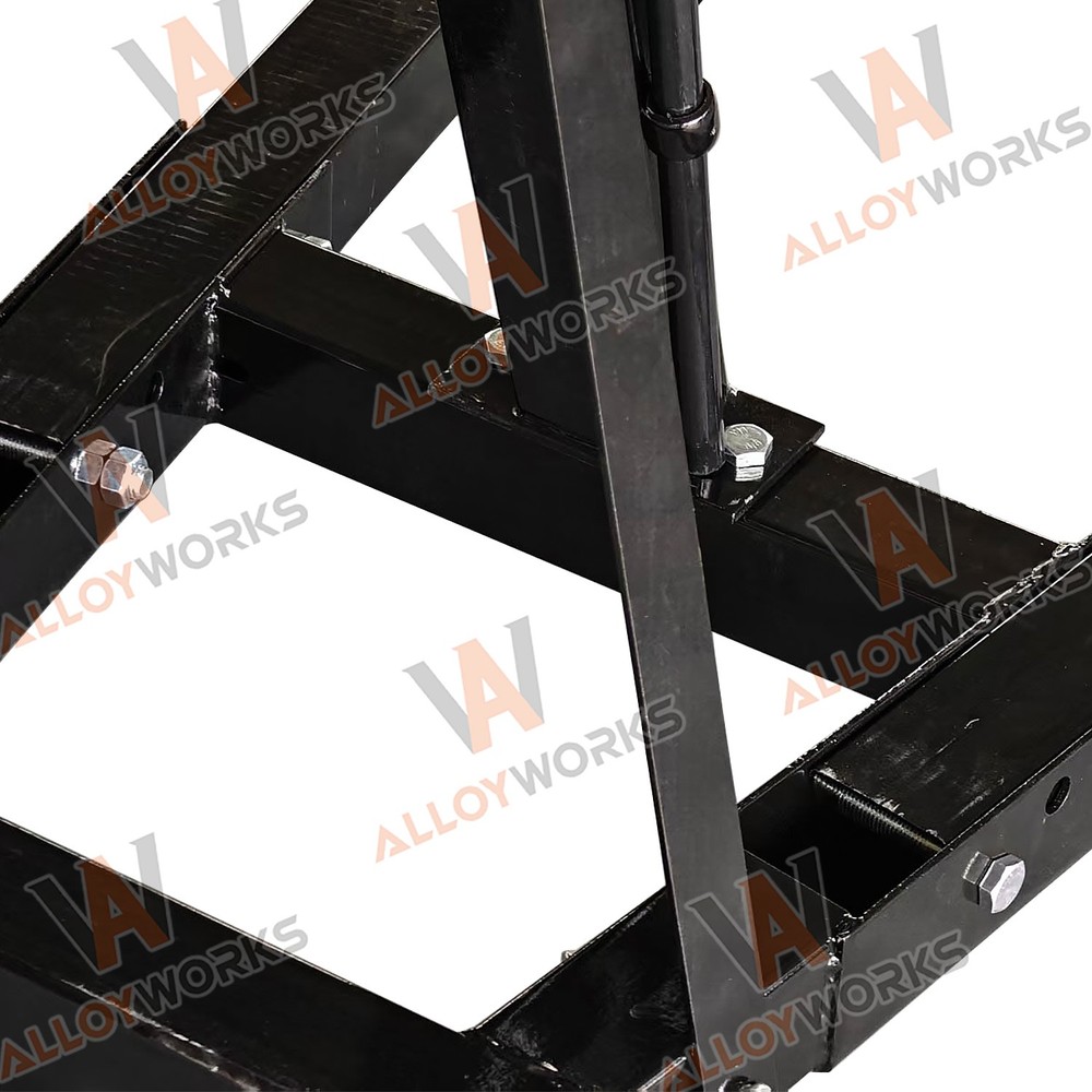 Adjustable 1Ton Foldable Hydraulic Engine Hoist Crane Lift,4 Adjustable Position
