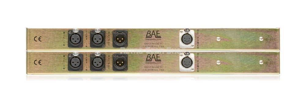 BAE 1066D Rackmount Pair Mic Preamp / EQ with PSU