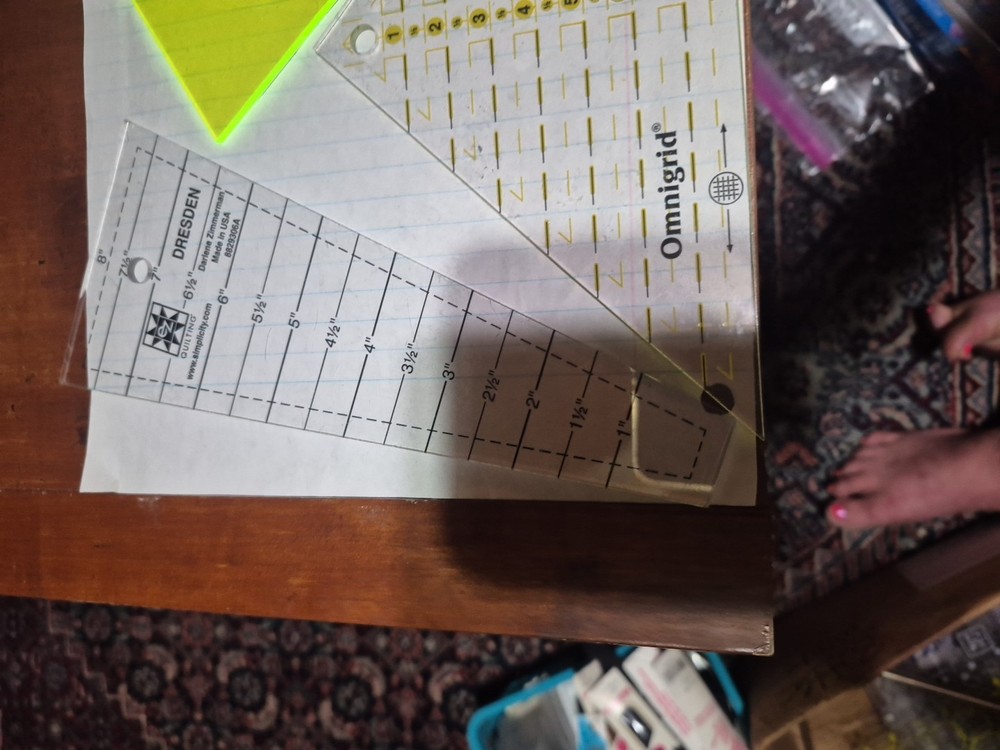 patchwork ruler, Tumbler Shapea Pattern Framer, Omnigrid