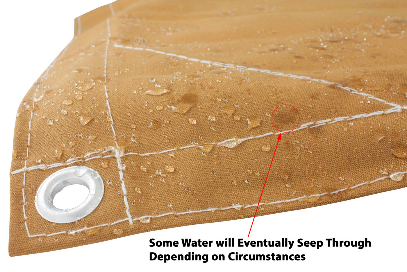 12 OZ Heavy Duty Water Resistant Canvas Tarp - Water Resistant & Breathable