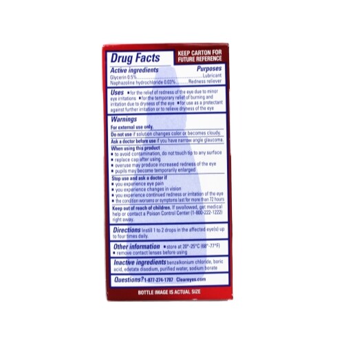 6 Pack Clear Eyes Maximum Strength Redness Relief Eye Drops 0.5oz Each