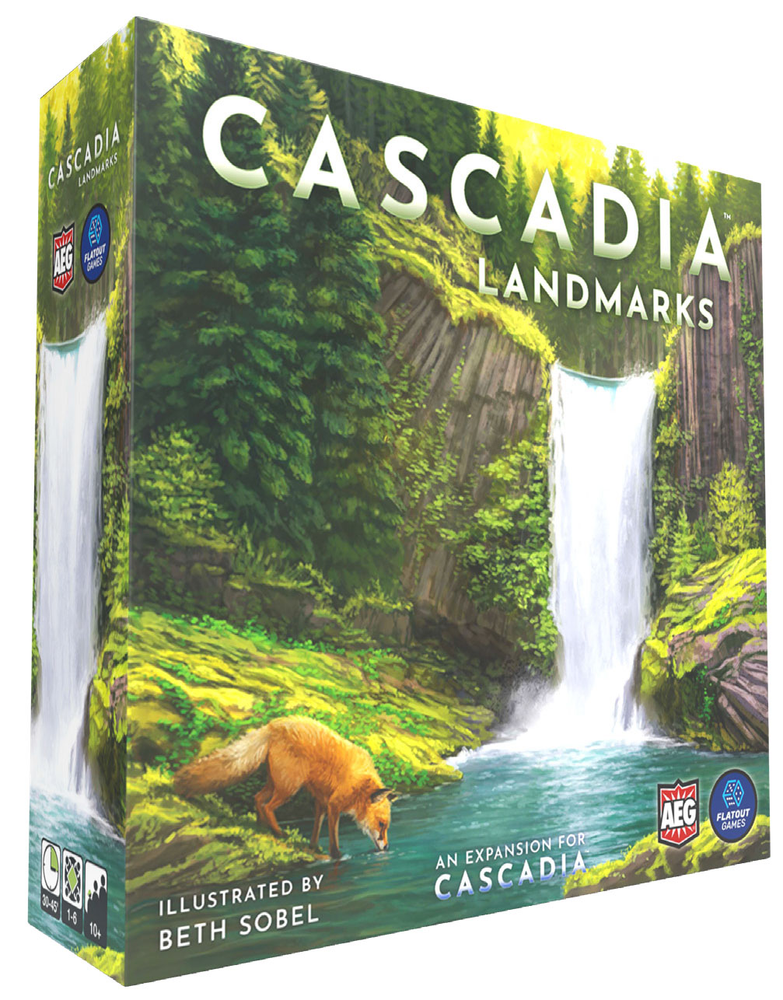 Landmarks Expansion Cascadia Board Game AEG