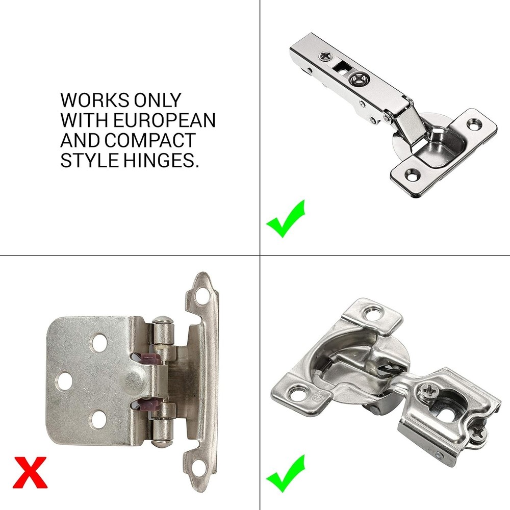 10 Pack Hardware Soft Close Damper Cabinet Doors/Compact/SoftClose Cabinet