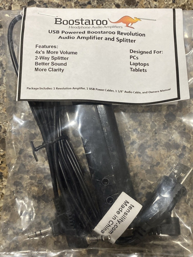 Boostaroo PC Audio Amplifier and Splitter