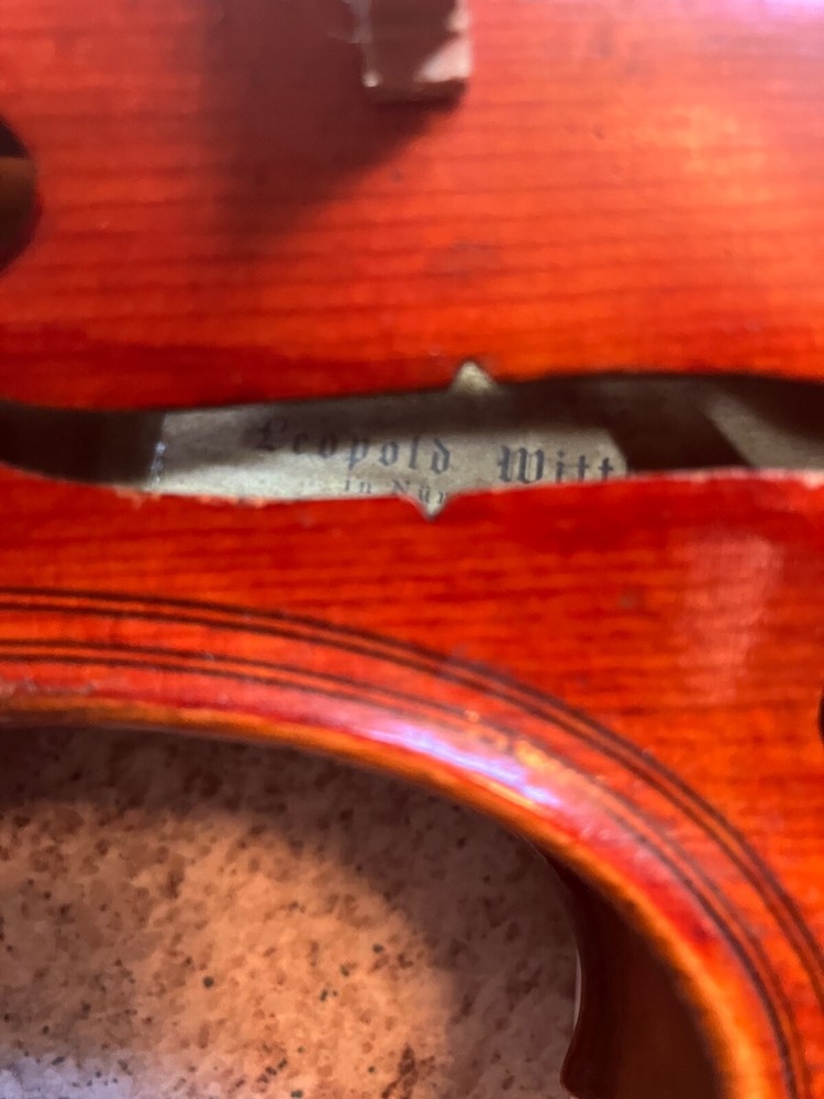 LEOPOLD WITTBALM Violin 1910