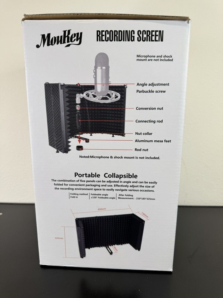 MouKey MPFBK5 Recording Screen 5 Foldable Panels