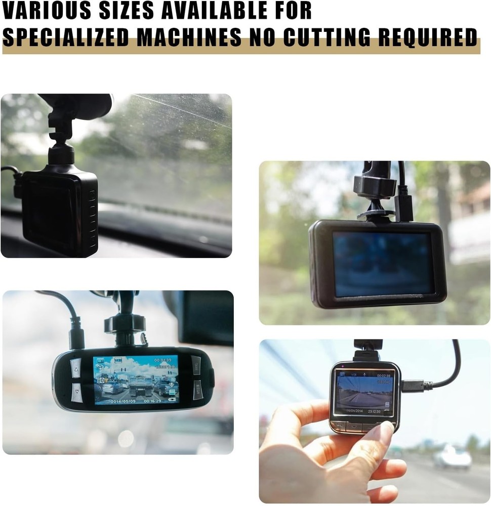 8Pcs Dashcam Windshield Sticker, Electrostatic Stickers for Dash Cam, 8-pcs