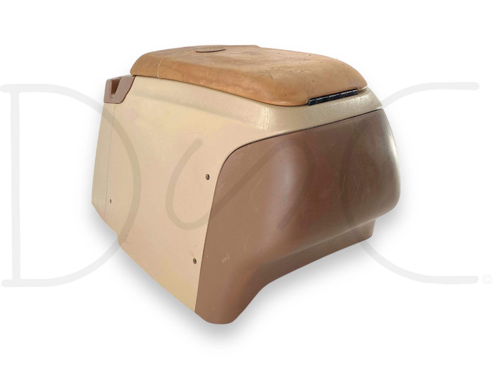 03-07 Ford F250 F350 King Ranch Super Duty Center Console Floor Storage Tan OE