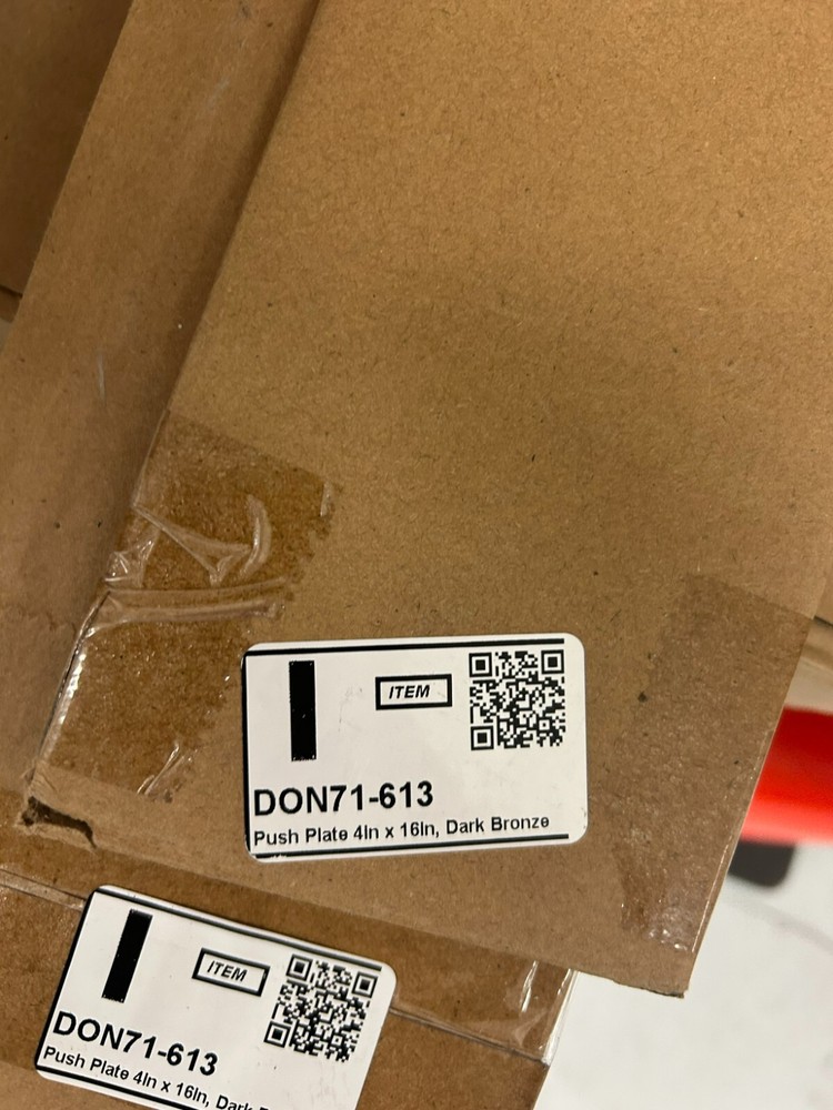Don Jo push plate	4 x 16 Push Plates