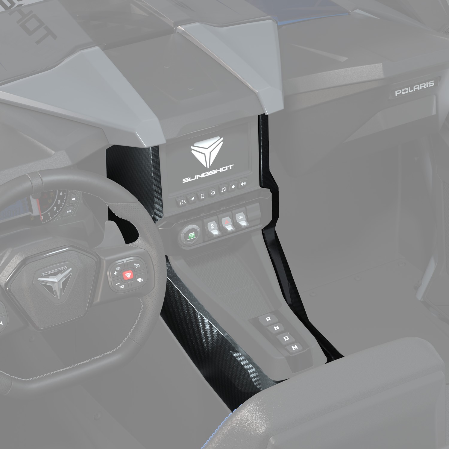 Polaris Carbon Fiber Interior Accent, for Slingshot Models - 2884789-557