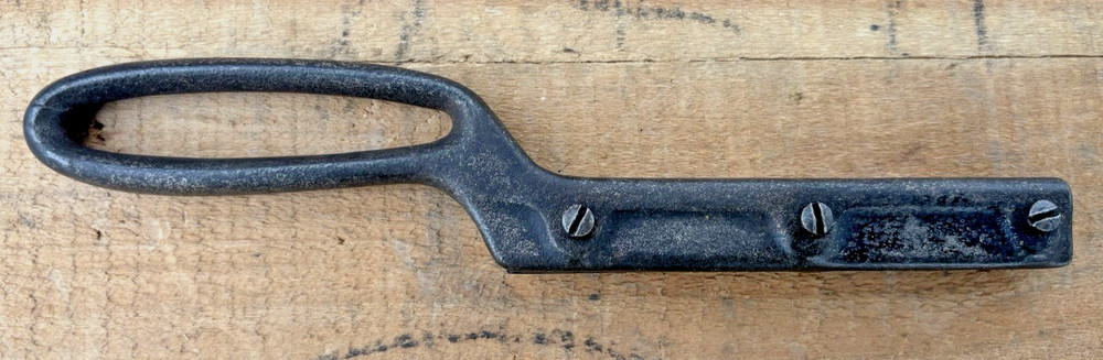 Rare Tight Space Cast Iron Hack Saw Handle