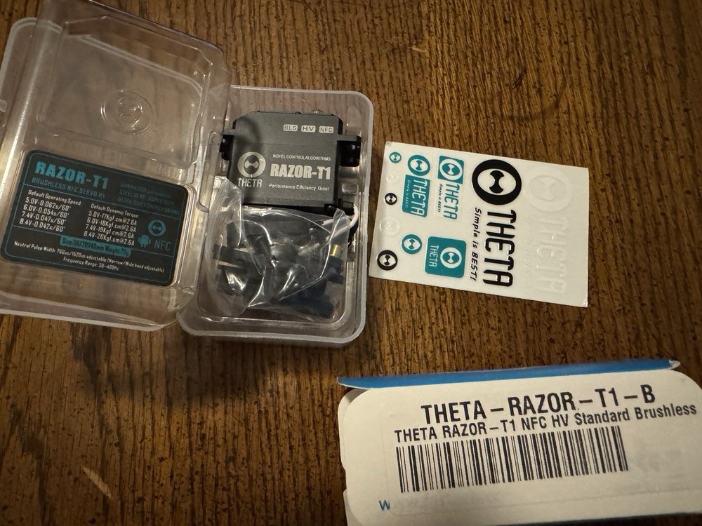 Theta Servos Razor-T1 Brushless High Voltage Tail Servo Program Box