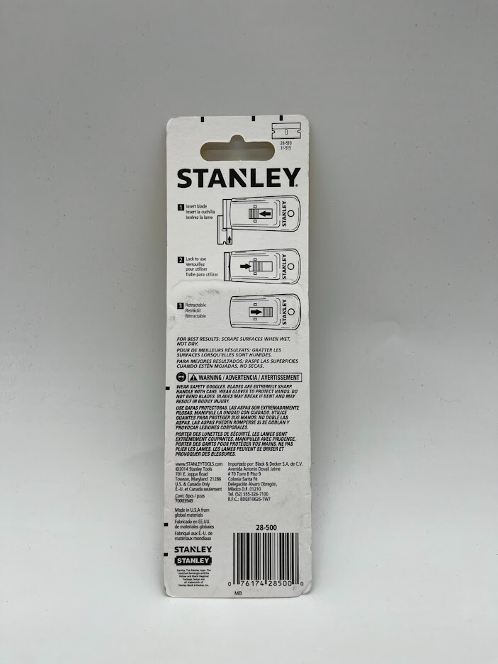 Stanley 1-1/2 in. Razor Scraper 28-500