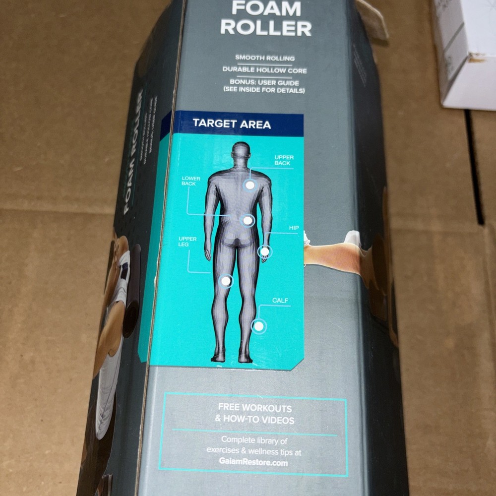 13" Deep Tissue Foam Smooth Roller FREE SHIPPING!!!