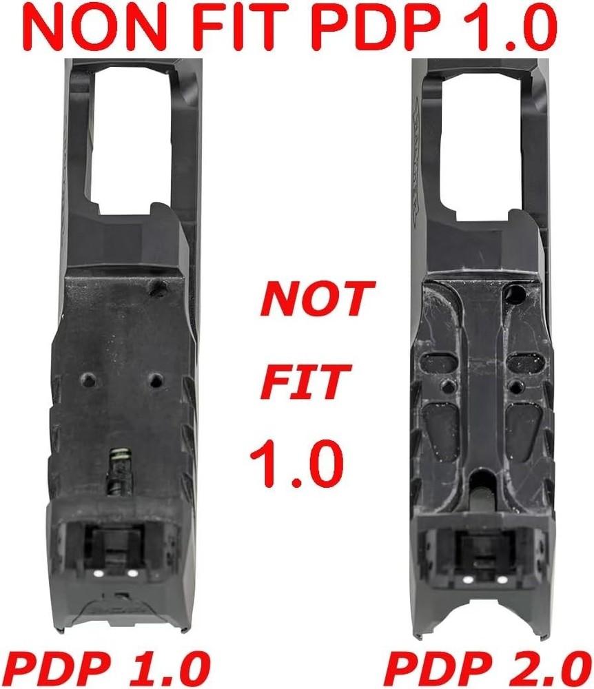 Precision Titanium Optic Adapter Plate for Walther PDP 2.0 & Holosun/Trijicon