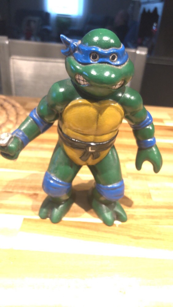1990 Ceramic Hand Painted Ninja Turtle 7” Tall