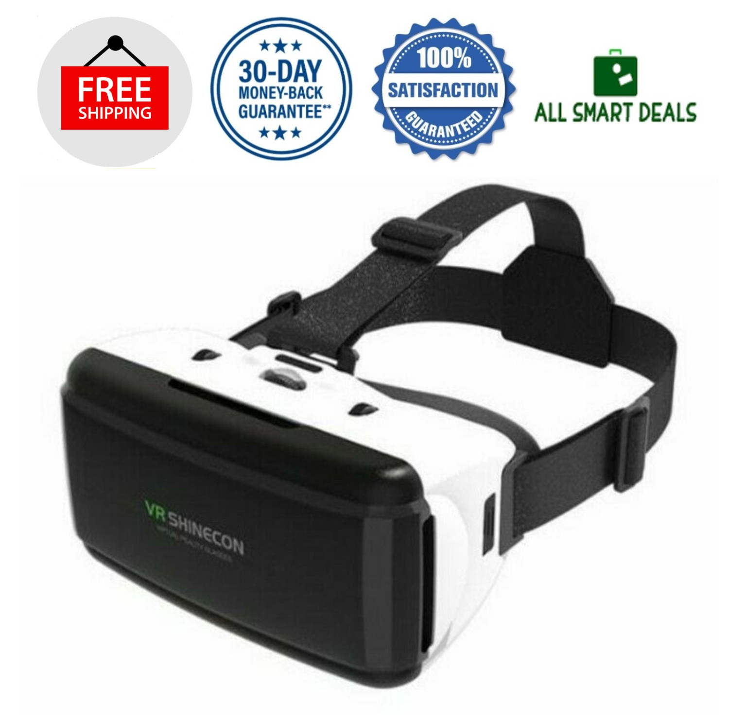 Lentes De Realidad Virtual 3D Aumentada Para Android Iphone Envio Gratis