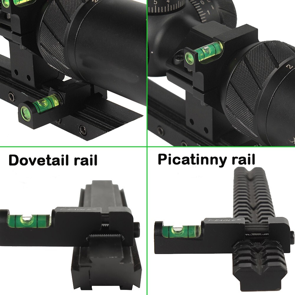 34mm Scope Leveling Kit: 34mm Bubble Level+Rail Mount Level+Circular level