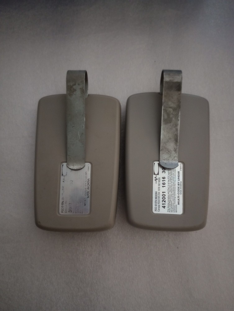 2 Multicode Garage Door Remotes