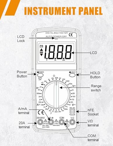 Digital Multimeter Tester Portable Multimeter Multi Testers Standard Version