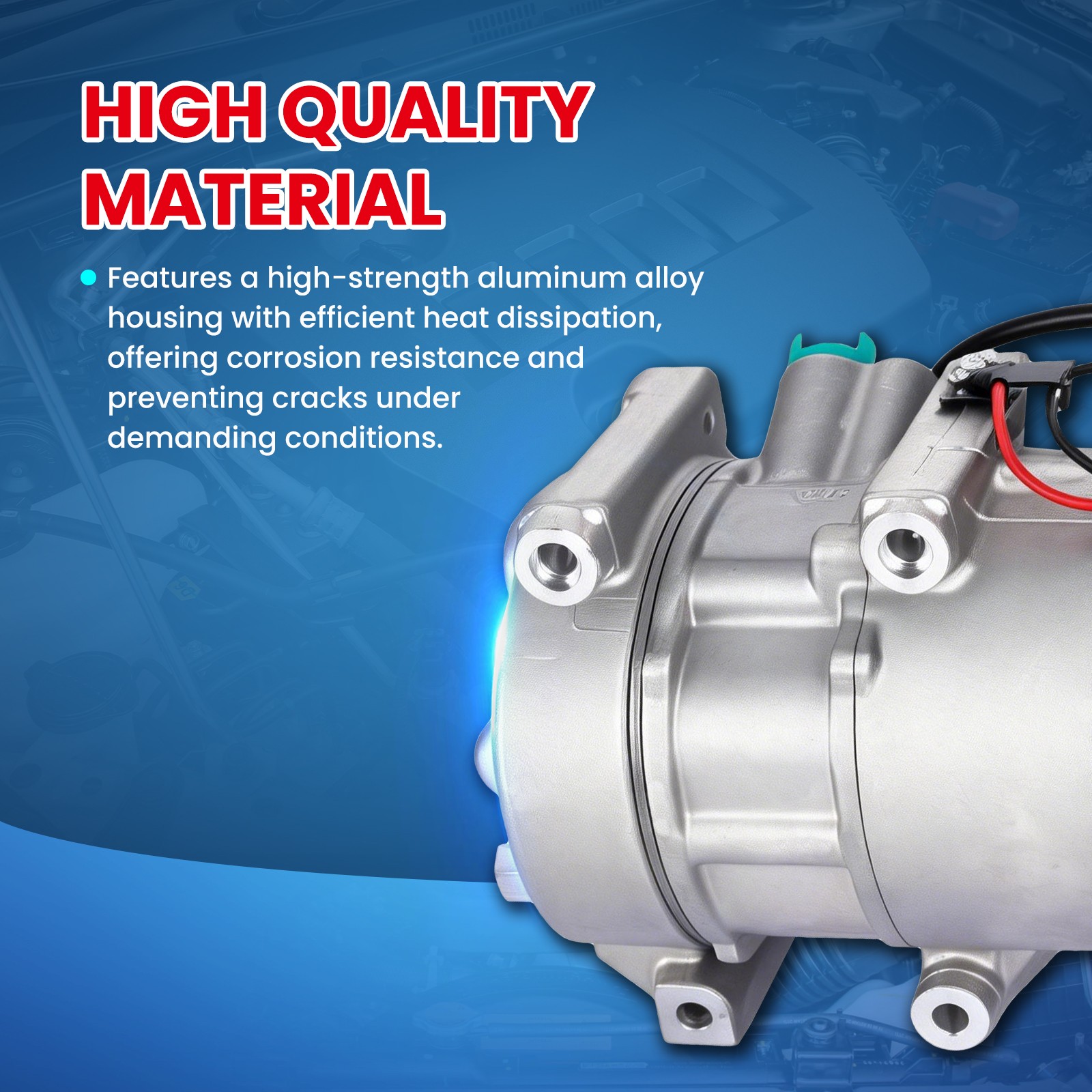 A/C Compressor for GMC Sierra Yukon Chevrolet Tahoe Silverado Suburban V8