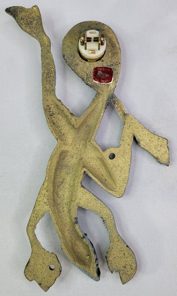 Solid Brass Lizard / Gecko Doorbell Button - Flora & Fauna