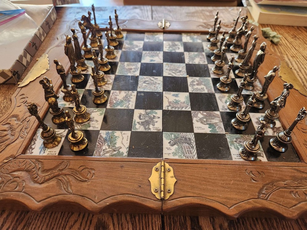 Itafalma Napoleon Metal Chess Set