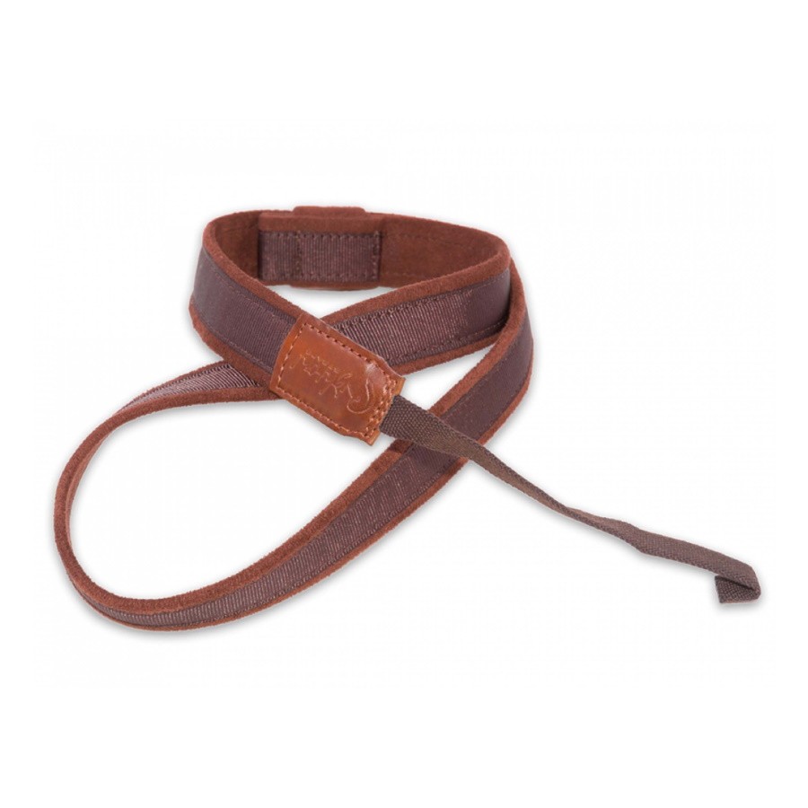 RightOn! Single Hook UKE-MANDOLIN Strap Ukulele / Mandolin Strap - Brown, New!