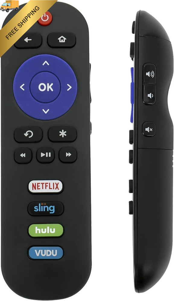 TCL/Roku TV Replacement Remote RC280 w/Volume Control Button