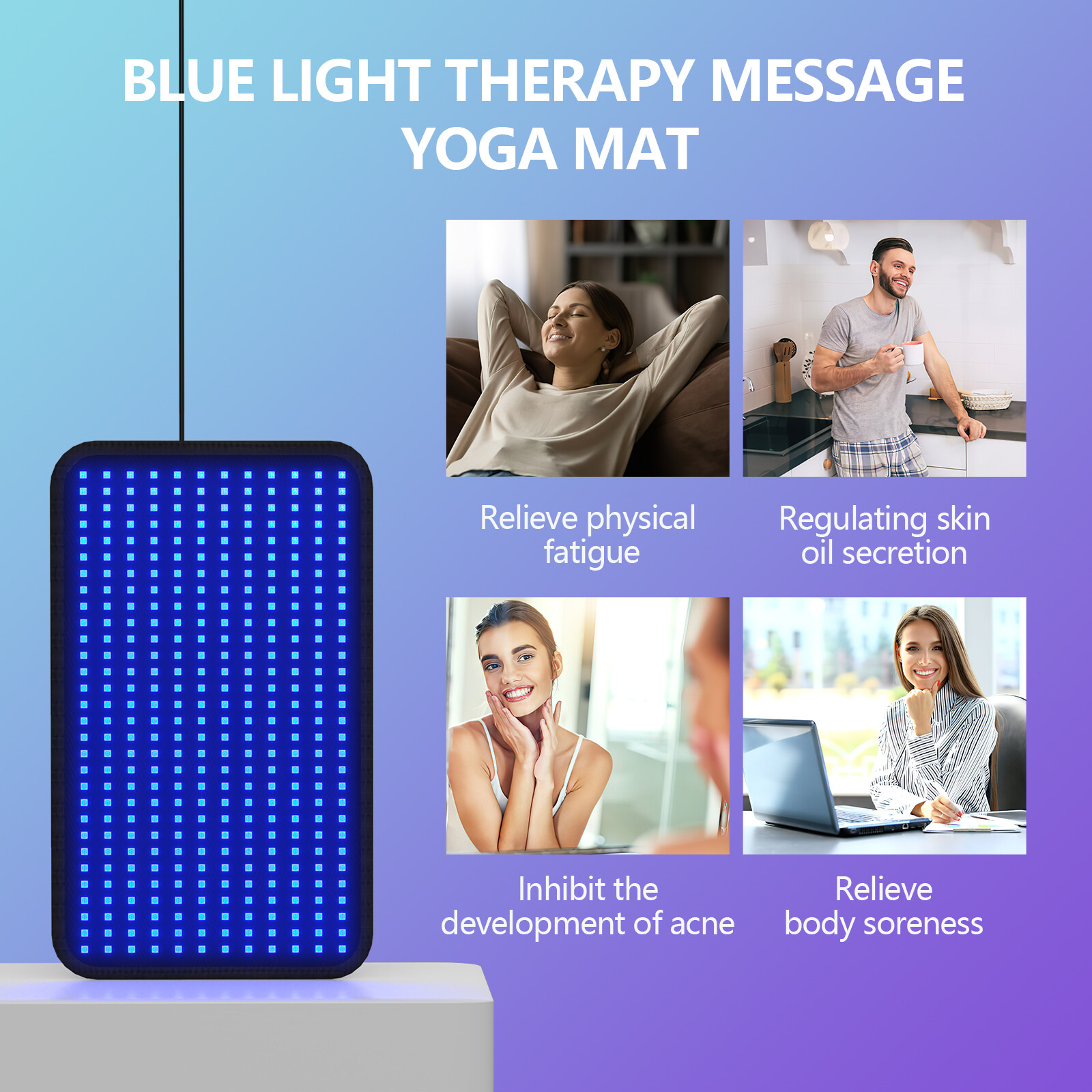 Sunless Tanning Mat Sun Solarium Self-Tanning Pad Safety Sunbed Solarium Light