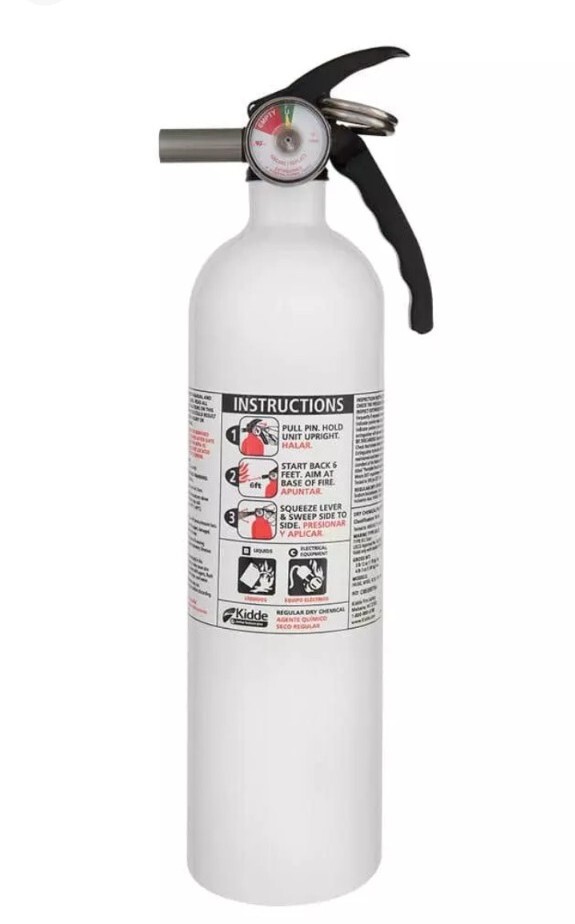 Kitchen Fire Extinguisher Kidde with Easy Mount Bracket, 10 B:C, Dry Chemical