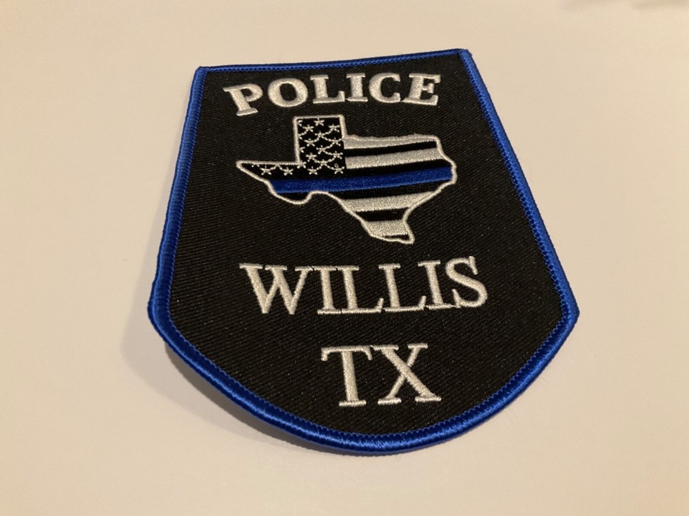 Willis Police State Texas TX Thin Blu Line State Texas TX