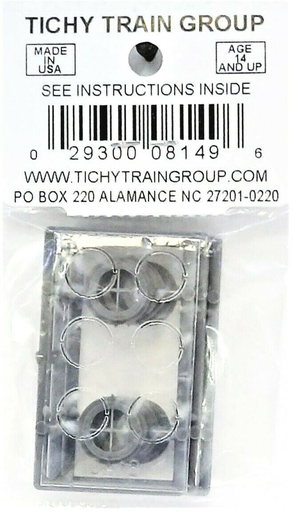 HO Scale Tichy Train Group 8149 30" Diameter Round Attic Window pkg (6)