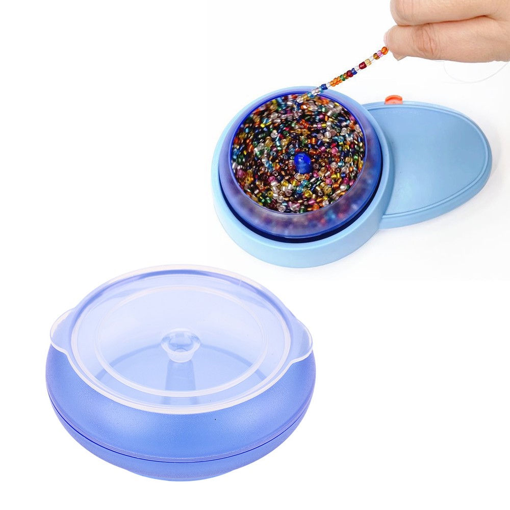 Bead Loader Bowl DIY Beading Clamshell Design Large Capacity Plastic