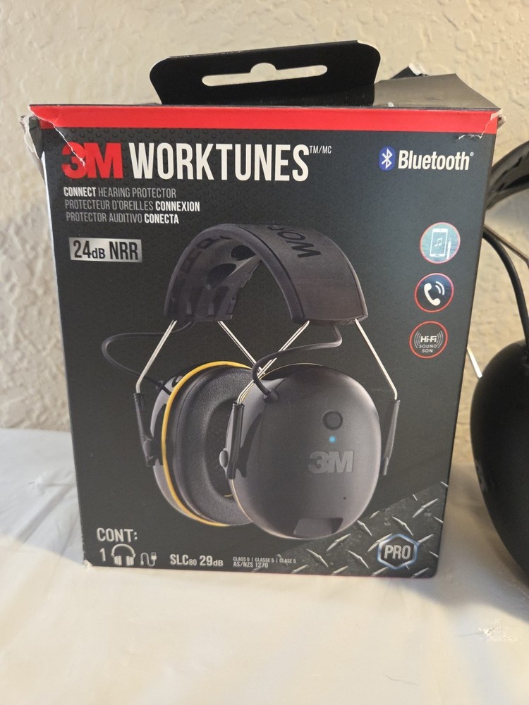 3M Worktunes Wireless Hearing Protector Bluetooth - 90543H1-DC-PS READ