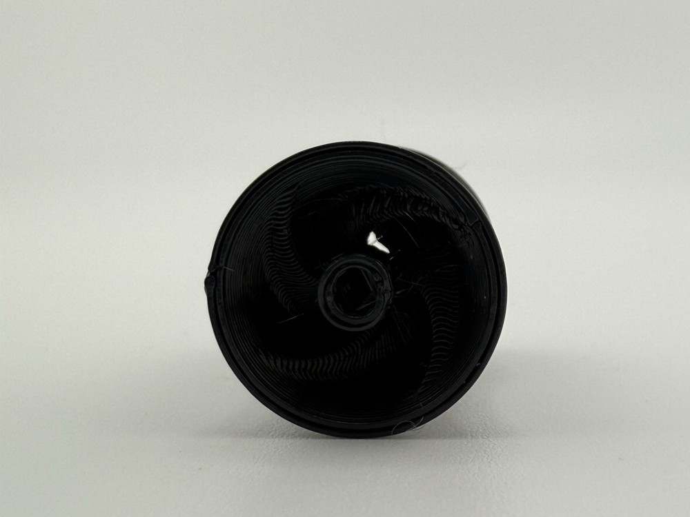 1/4 inch Black LOC LINE Random Flow Generator Nozzle 3D Printed