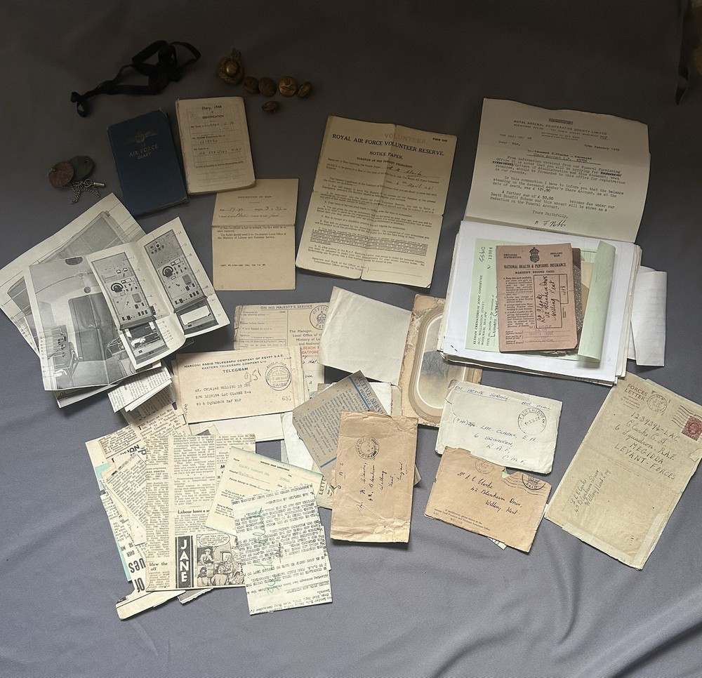 Ww2 RAF Grouping Wireless Operator Soe Training Kabrit Royal Air Force Named