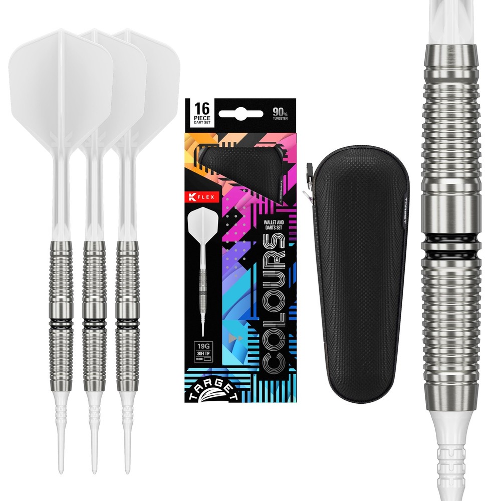 COLOURS GEN4 BLACK 90% 19G 2BA SOFT TIP