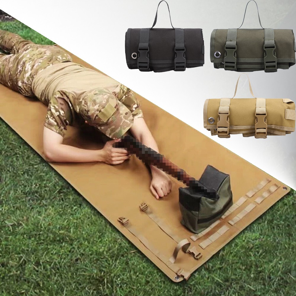 Non-Slip Portable Military-style Foldable Shooting Mats for Range Gear Training