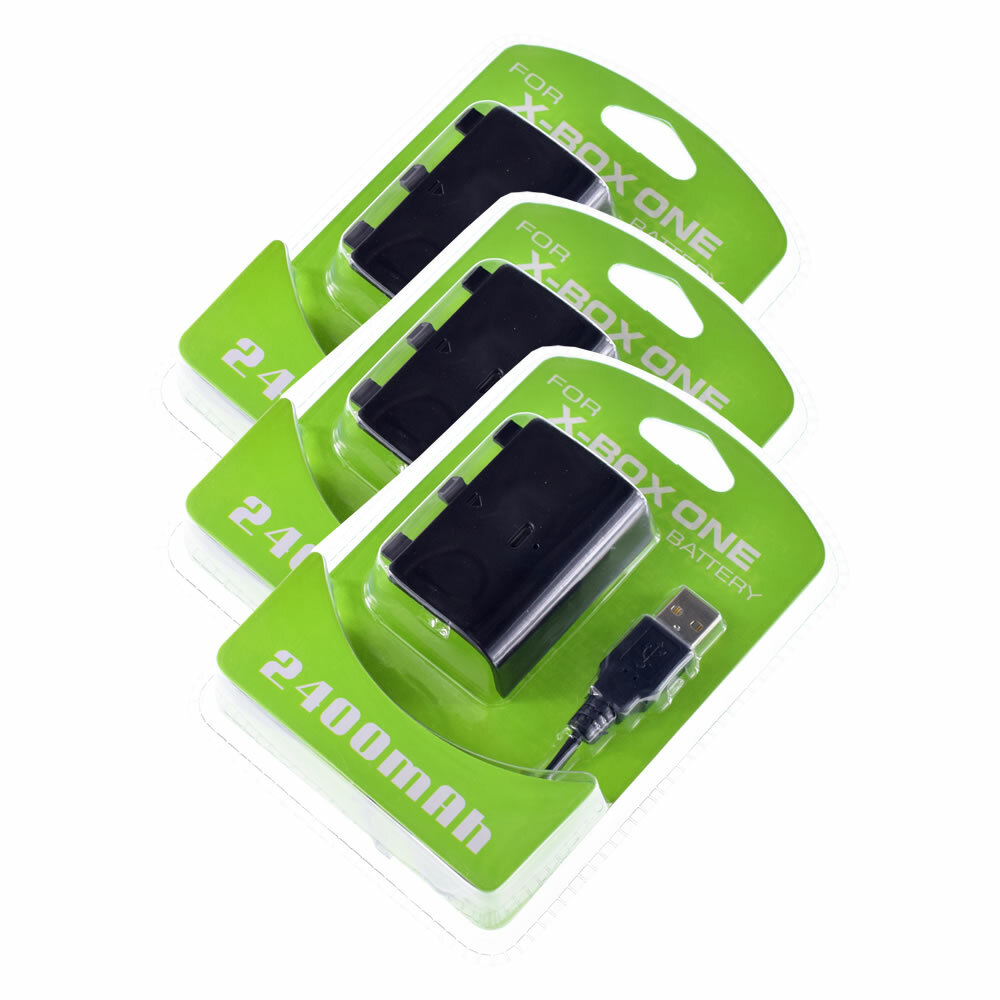Rechargeable Battery For Xbox One S E Wireless Controller + USB Cable charger