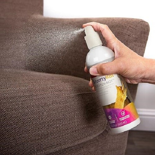 SmartyKat Scratch Not Anti-Scratch Spray Cat Training Scratch Deterrent Prote...