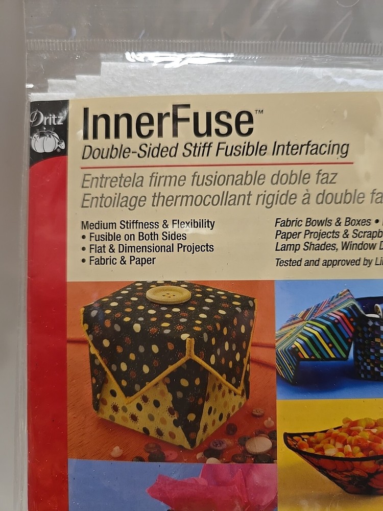 Dritz InnerFuse Double-Sided Stiff Fusible Interfacing NEW