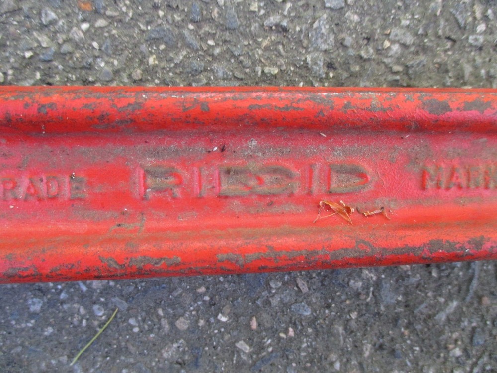 Rigid Super Six Heavy Duty Compound Leverage Pipe Wrench 48"